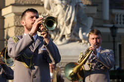 На Театральной площади в Одессе состоялся концерт духовых оркестров