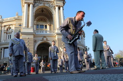 На Театральной площади в Одессе состоялся концерт духовых оркестров