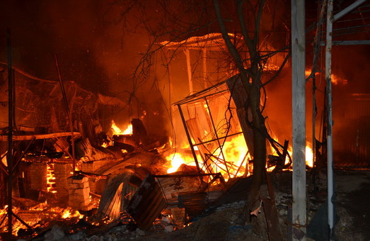 В Одессе - снова сильнейший пожар на Даче Ковалевского