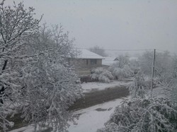 Север Одесской области завален снегом: апрельская зима