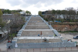 Реконструкция одесской Потемкинской лестницы: до финиша осталось меньше месяца (ФОТО)