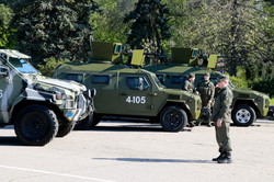 На Куликовом поле в Одессе накануне 2 мая продемонстрировали военную технику (ФОТО)