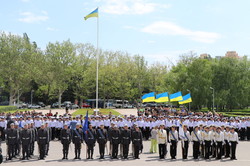 День Европы в Одессе начали с подъема флага (ФОТО)
