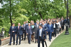 Как в Одессе Стамбульский парк с президентом открывали (ФОТО)