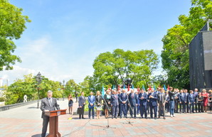 Как в Одессе Стамбульский парк с президентом открывали (ФОТО)