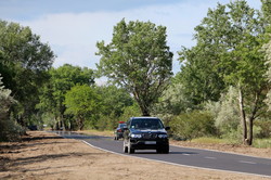 Как Порошенко обновленную дорогу на юге Одесской области открывал (ФОТО)