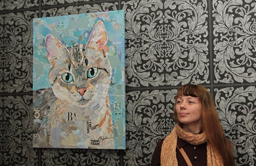 В Одессе пройдет уникальная выставка картин из газетных обрывков