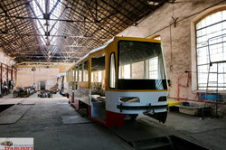 В Одессе построили первый новый трамвай с европейским салоном (ФОТО)