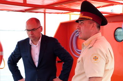 Одесские спасатели из ГСЧС получили новый всепогодный катер (ФОТО)