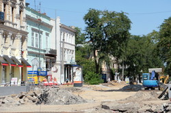 Реконструкция Преображенской: новые рельсы готовы от Тираспольской до Дерибасовской (ФОТО)