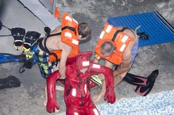 Как тренируются одесские морские спасатели (ФОТО)