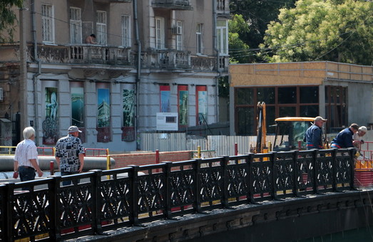 Мост Коцебу в центре Одессы открыт для транспортного движения