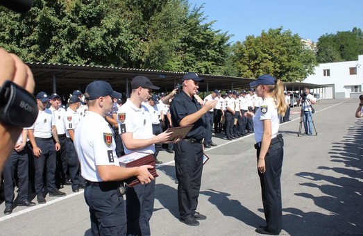 Одесских патрульных поздравили со второй годовщиной