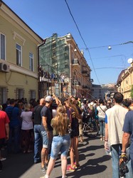 Одесситы разобрали второй этаж нахалстроя в Воронцовском переулке (ФОТО, ВИДЕО)