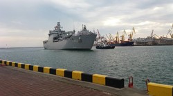 В Одессу прибыл десантный корабль ВМФ Турции