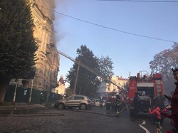 В Одессе снова горит дом Руссова