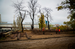 Греческий парк в Одессе: что уже успели сделать (ФОТО)