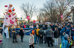 По центру Одессы прошло Рождественское шествие (ФОТО)