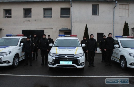 Одесской полиции к Рождеству подарили новые автомобили для патрулирования