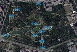 Парк Победы в Одессе обзавелся точками доступа к Wi-Fi за бюджетные средства.