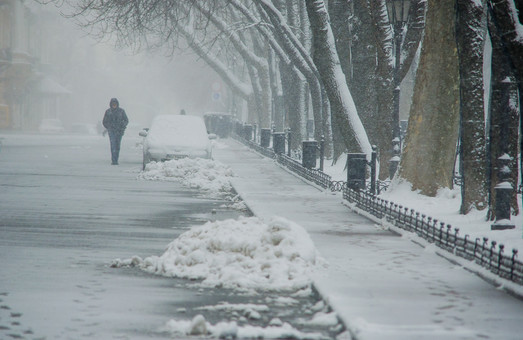 Завтра на Одессу надвигается снежный циклон