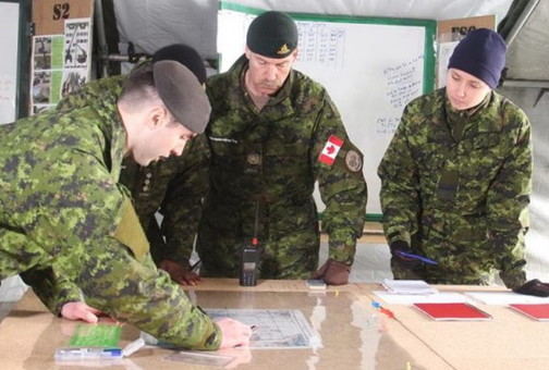 В Одессе армия Канады помогает украинским военным моделировать варианты боевых ситуаций