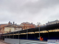 В центре Одессы сносят здания Чайной фабрики (ФОТО, ВИДЕО)