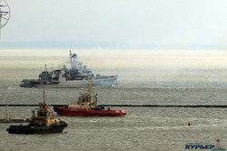 Флагман ВМС Украины вышел в море на международные учения (ФОТО, ВИДЕО)
