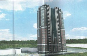 Около дворца спорта строят самый высокий небоскреб Одессы