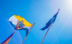 На пляже в Одесской области поднят «Голубой флаг»