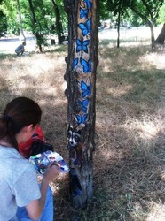 В центральном парке Одессы появились волшебные деревья