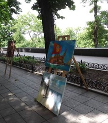 На Приморском бульваре Одессы состоялся фестиваль живописи