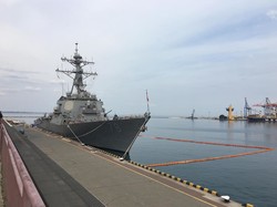 В Одессу прибыл американский эсминец: готовятся международные морские учения (ФОТО)