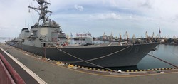 В Одессу прибыл американский эсминец: готовятся международные морские учения (ФОТО)