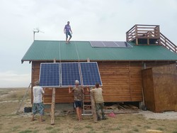 В НПП «Тузловские лиманы» установлена солнечная электростанция