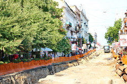 Реконструкция теплосети в центре Одессы вскрывает тайные страницы истории (ФОТО)