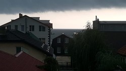 Одесситы публикуют фото масштабной грозы над городом