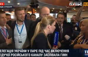 Как украинская делегация в ПАСЕ «троллила» российское телевидение (ВИДЕО)