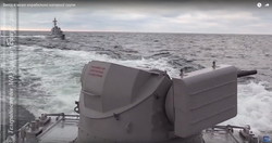 Как ВМС Украины проводят учебные стрельбы в открытом море (ВИДЕО)