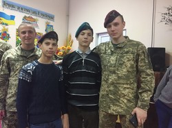 Курсанты одесской Военной академии пришли к особенным детям (ФОТО)