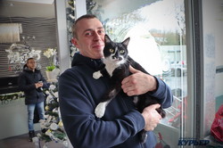 В Одессе открыли скульптуру кота Челентано (ФОТО, ВИДЕО)