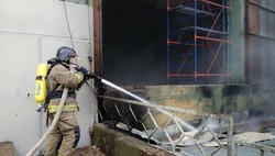 Сегодня на Молдаванке горел завод «Полиграфмаш» (ФОТО)