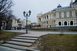 Безлюдный центр Одессы (ФОТО)