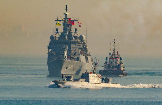 В море у берегов Одессы прошли учения ВМС Украины и турецкой группы НАТО