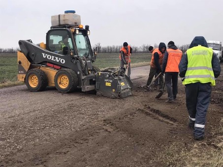 В Одесской области начался ремонт дороги от молдавской границы до Березовки (ФОТО)