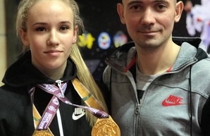 Одесситка завоевала две золотые медали на крупном турнире по каратэ (ФОТО)