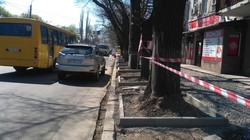 В Одессе проводят капремонт тротуаров