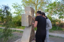 В райцентре Одесской области устанавливают памятник погибшим в АТО (ФОТО)