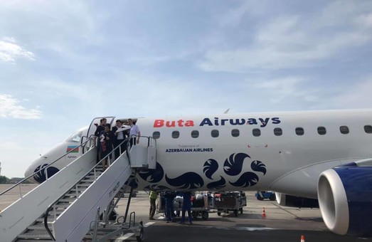 Сегодня в аэропорт Одессы прибыл первый авиарейс «Buta Airways» из Баку