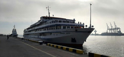 В Одессу сегодня утром зашел круизный лайнер «Принцесса Днепра»